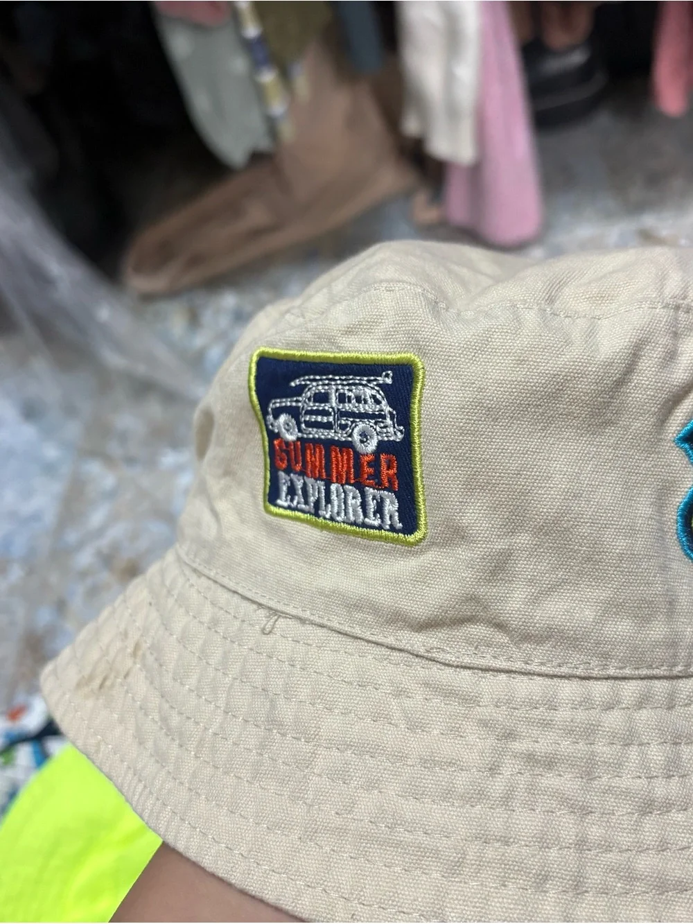 Carter's Boys Shark Swim Shorts and Hat Bundle